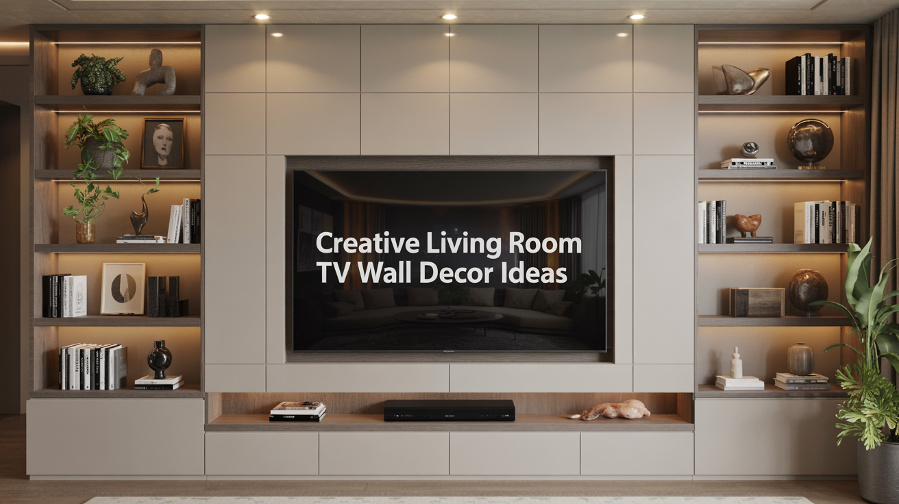 Creative Living Room Tv Wall Decor Ideas