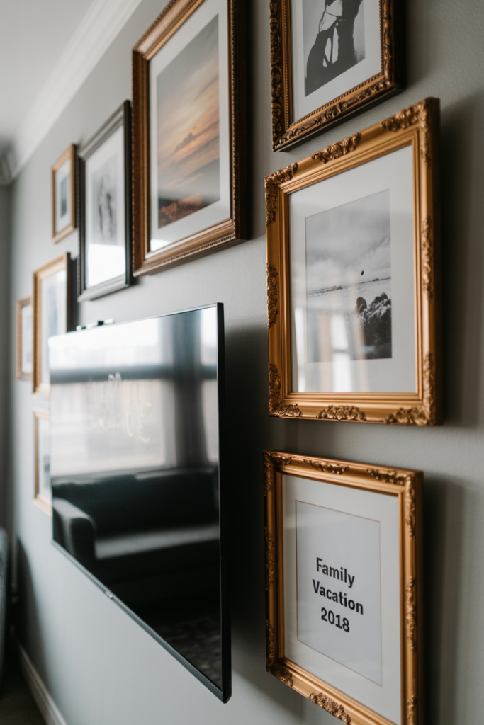 Gallery Wall Around the TV