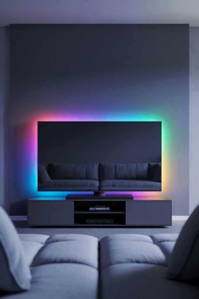 LED Framed TV Wall