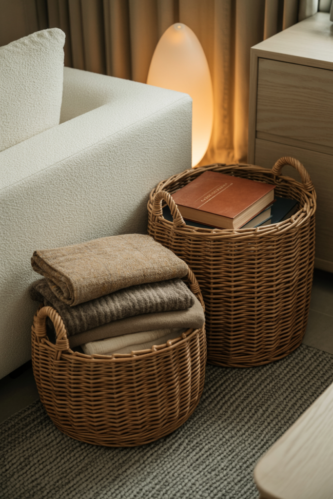 Use Baskets for Storage
