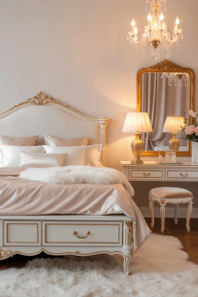 White and Gold Luxury Touch